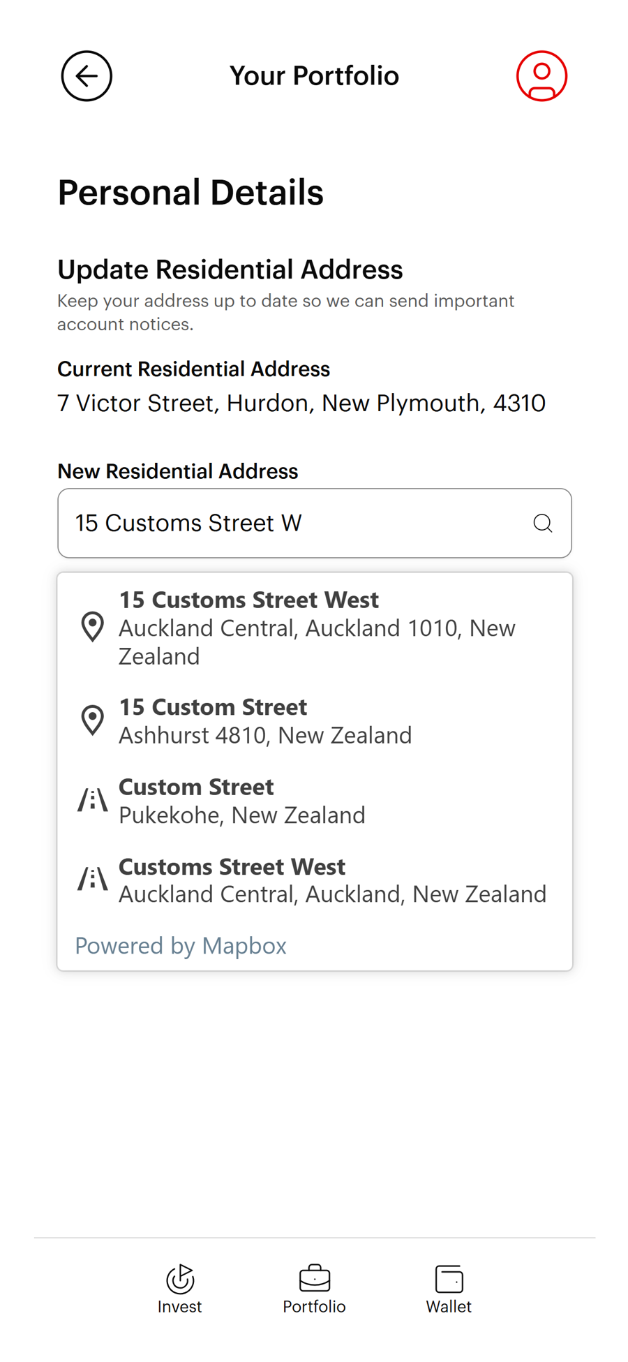 Look up your address