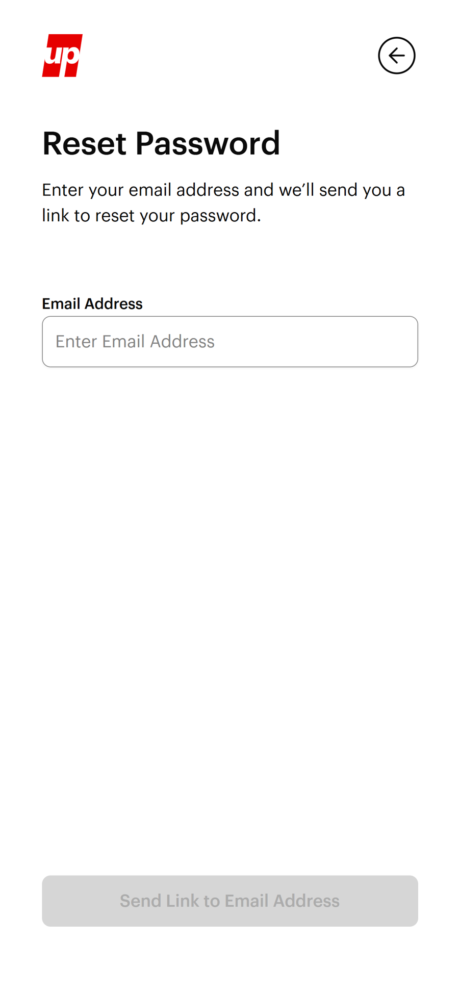 Start password reset
