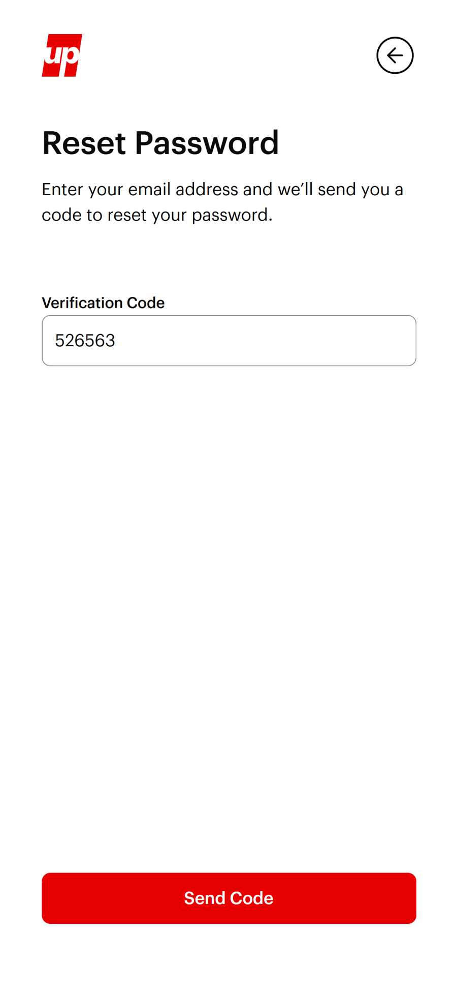 Enter the verification code