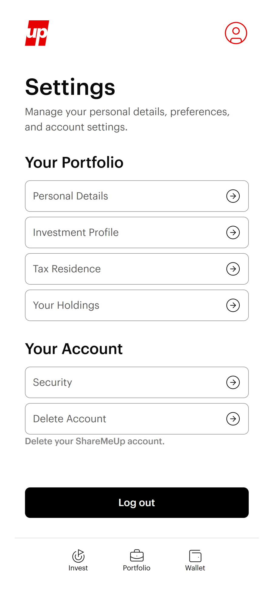 Find your holdings